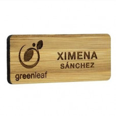 Bamboo Name Badge