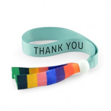 Rainbow Fabric Wristband